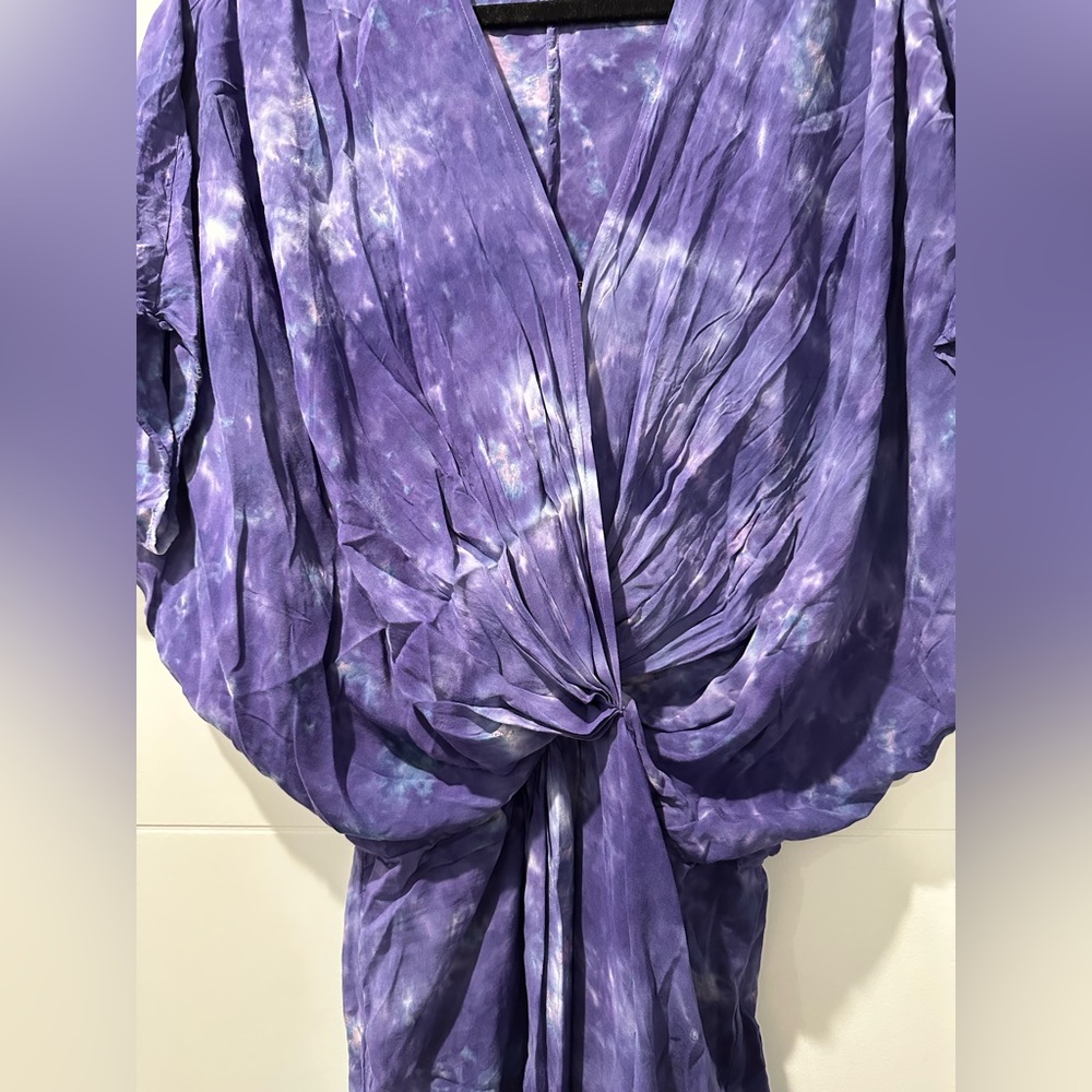 YFB Siren Maxi Dress, Tie-Dye Long Silky - Picture 6 of 9